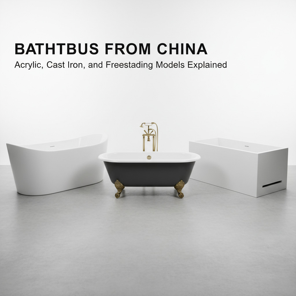 Bathtubs from China: Acrylic, Cast Iron, and Freestanding Models Explained