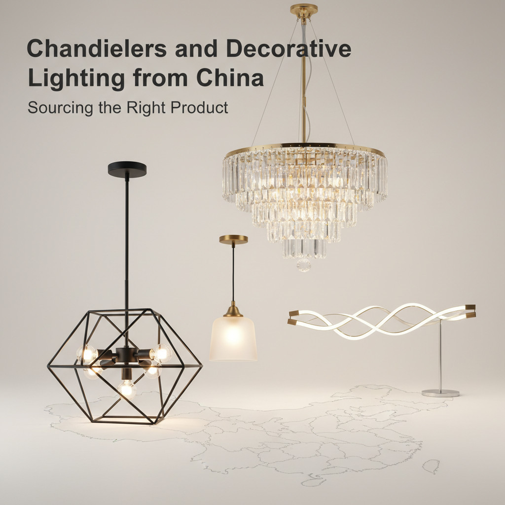 Chandeliers and Decorative Lighting from China: Sourcing the Right Product