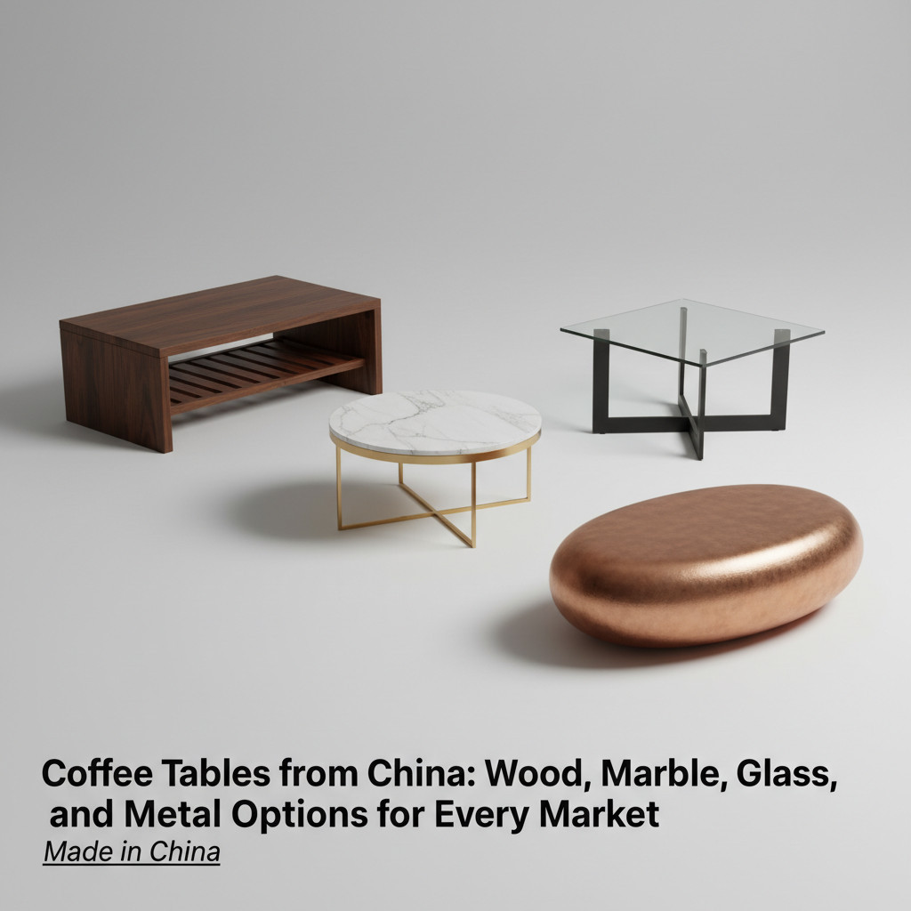 Coffee Tables from China: Wood, Marble, Glass, and Metal Options for Every Market