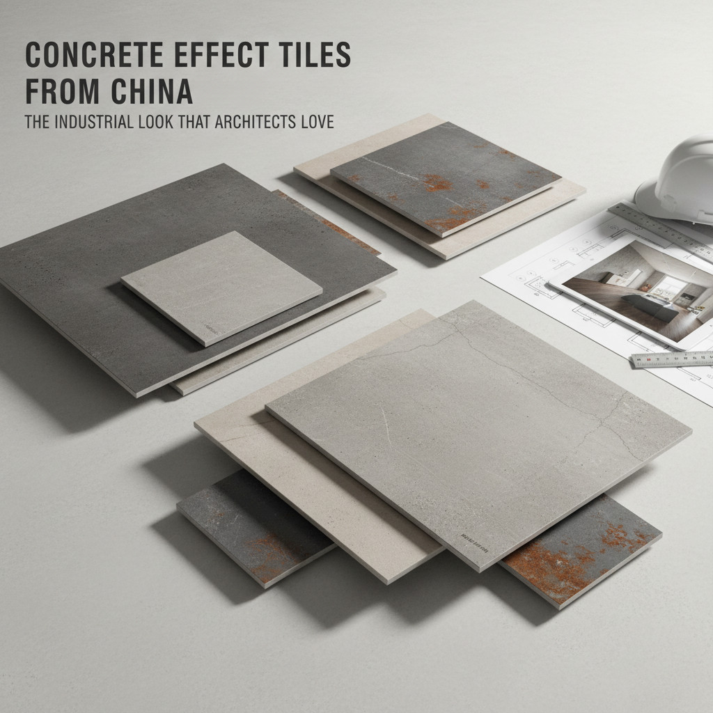 Concrete Effect Tiles from China: The Industrial Look That Architects Love