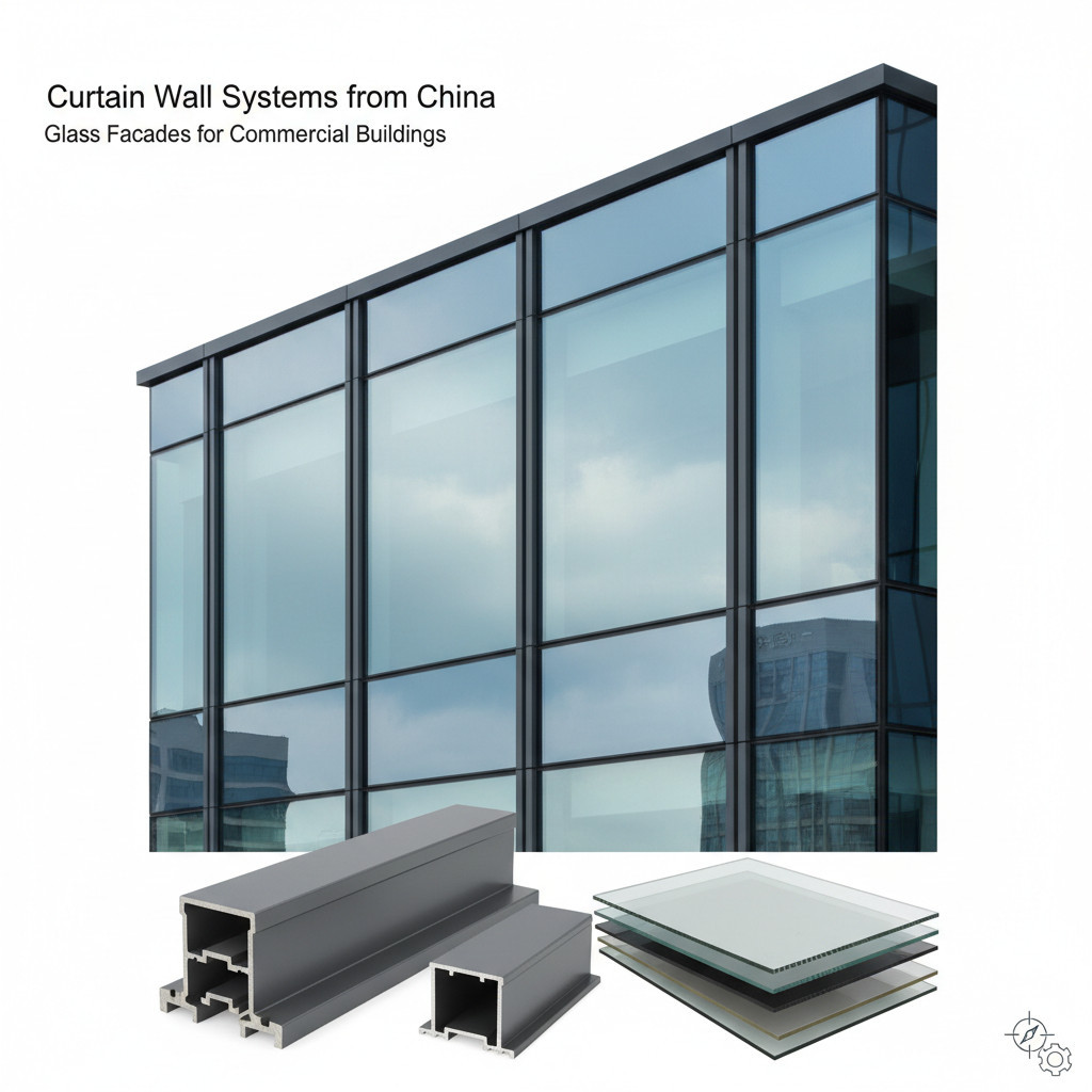 Curtain Wall Systems from China: Glass Facades for Commercial Buildings