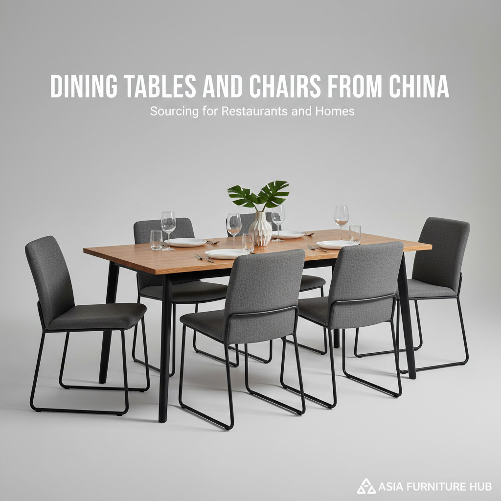 Dining Tables and Chairs from China: Sourcing for Restaurants and Homes