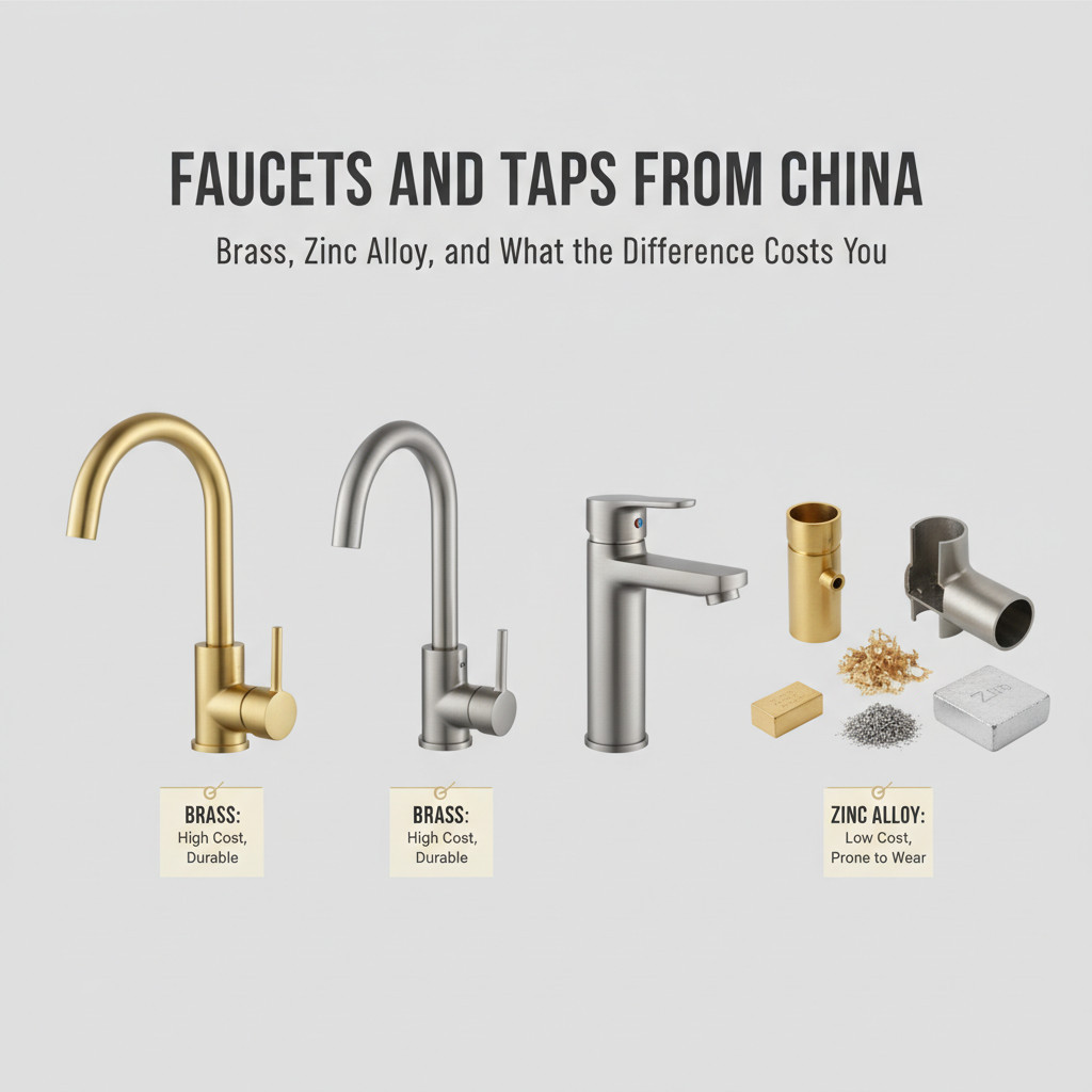 Faucets and Taps from China: Brass, Zinc Alloy, and What the Difference Costs You