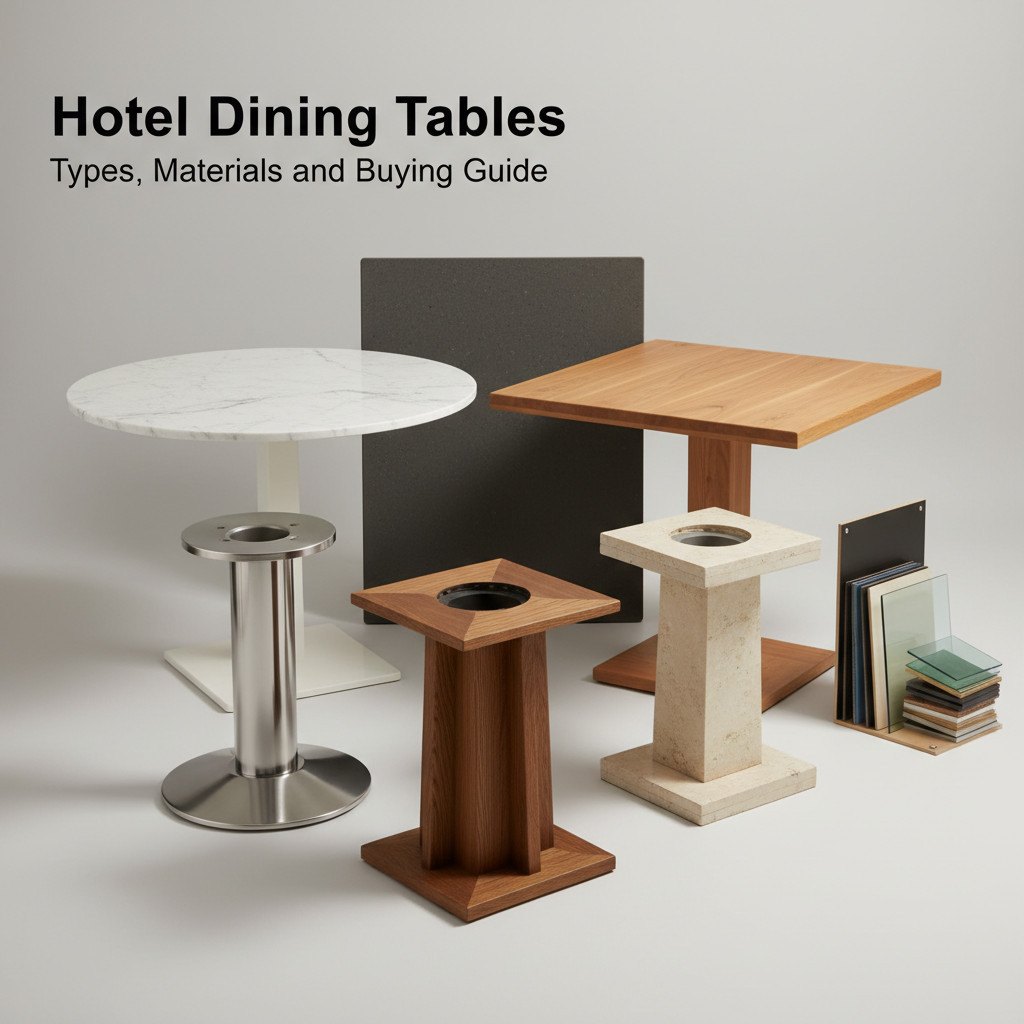 Hotel Dining Tables: Types, Materials and Buying Guide