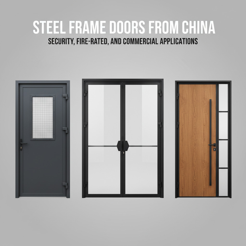 Steel Frame Doors from China: Security, Fire-Rated, and Commercial Applications