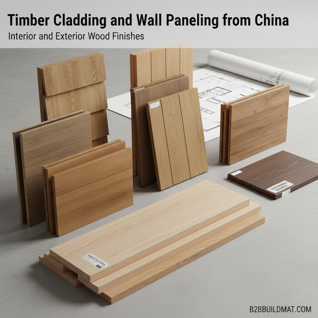 Timber Cladding and Wall Paneling from China: Interior and Exterior Wood Finishes
