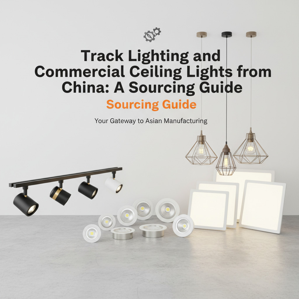 Track Lighting and Commercial Ceiling Lights from China: A Sourcing Guide