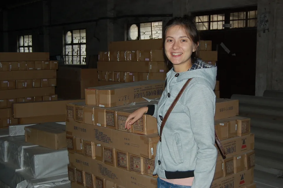 Checking cartons in a warehouse